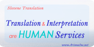 Translation + interpretation are HUMAN services.