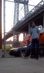 Darko Herič at Williamsburg Bridge, May 2015
